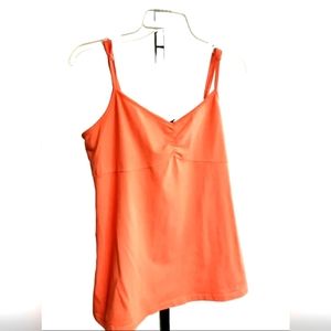 Women's Sonoma Life+Style V-neck Bra Tank Top Cotton Size L